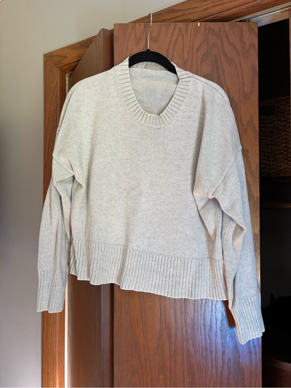 Everlane Oatmeal Crewneck Sweater